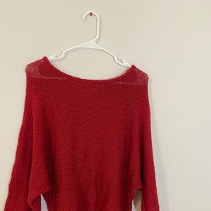 Red sweater